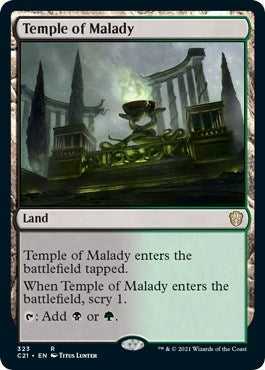 Temple of Malady (323) [C21] - MTG Single