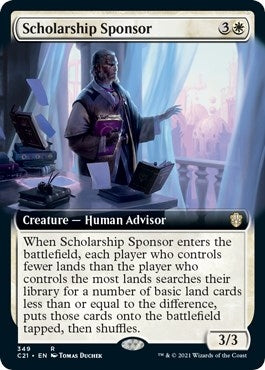 Scholarship Sponsor (Extended Art) (349) [C21] - MTG Single