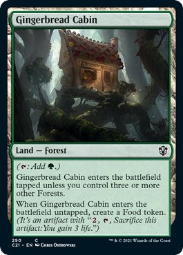 Gingerbread Cabin (290) [C21] - MTG Single