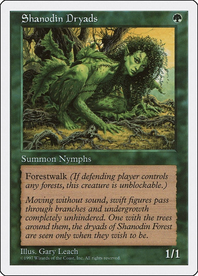 Shanodin Dryads [5ED] - MTG Single