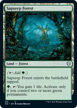 Sapseep Forest (313) [C21] - MTG Single