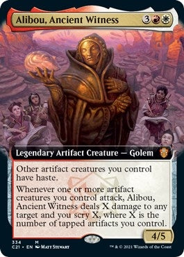 Alibou Ancient Witness (Extended Art) (334) [C21] - MTG Single