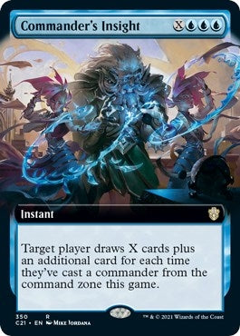 Commander’s Insight (Extended Art) (350) [C21] - MTG Single