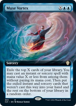 Muse Vortex (Extended Art) (355) [C21] - MTG Single