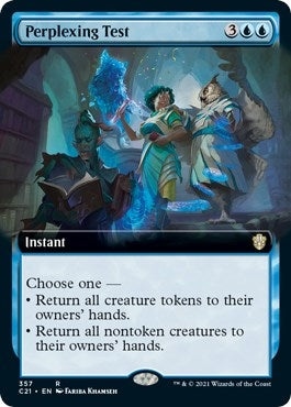 Perplexing Test (Extended Art) (357) [C21] - MTG Single
