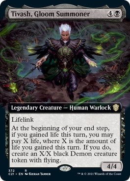 Tivash Gloom Summoner (Extended Art) (372) [C21] - MTG Single