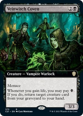 Veinwitch Coven (Extended Art) (373) [C21] - MTG Single