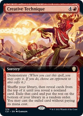 Creative Technique (Extended Art) (376) [C21] - MTG Single