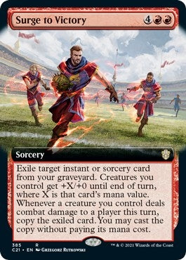 Surge to Victory (Extended Art) (385) [C21] - MTG Single