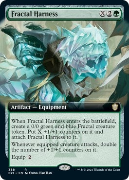 Fractal Harness (Extended Art) (388) [C21] - MTG Single