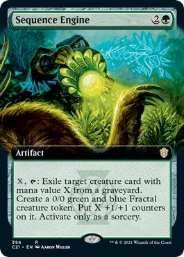 Sequence Engine (Extended Art) (394) [C21] - MTG Single