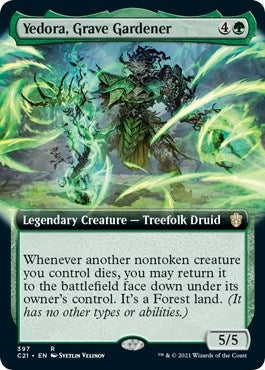 Yedora Grave Gardener (Extended Art) (397) [C21] - MTG Single