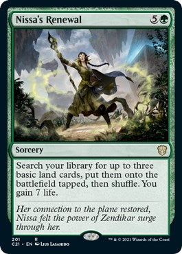 Nissa’s Renewal (201) [C21] - MTG Single