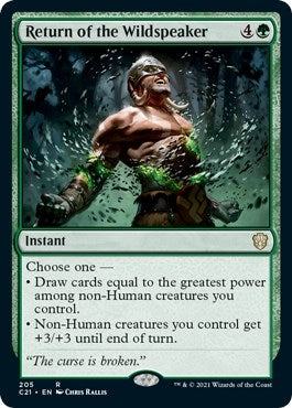 Return of the Wildspeaker (205) [C21] - MTG Single