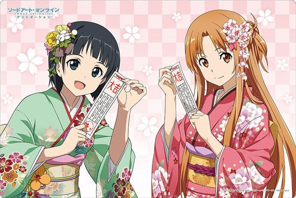 Bushiroad Rubber Mat Collection Vol.793: Sword Art Online -Alicization- Asuna & Suguha Kimono ver. (793) - Playmats