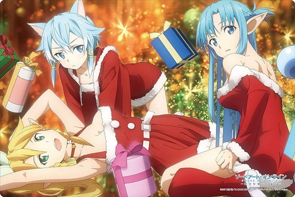 Bushiroad Rubber Mat Collection Vol.794: Sword Art Online -Alicization- Asuna Leafa Sinon Christmas ver. (794)