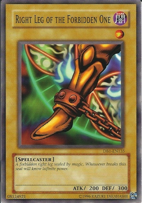 Right Leg of the Forbidden One (1135) (DB1) - YuGiOh Single