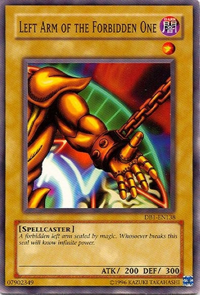 Left Arm of the Forbidden One (1138) (DB1) - YuGiOh Single