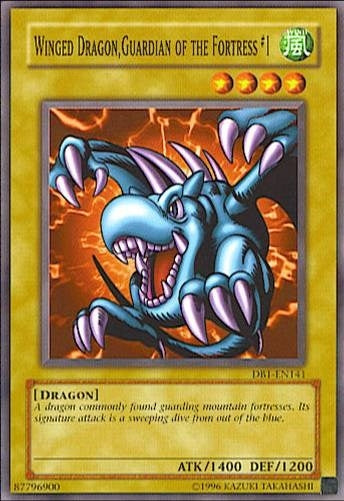Winged Dragon Guardian of the Fortress #1 (1141) (DB1) - YuGiOh Single