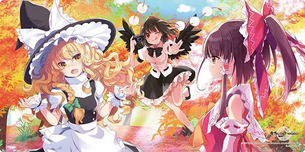 Bushiroad Rubber Mat (Horizontal) Touhou LostWord - Kiyoku Tadashii Karasutengu - Playmats Sealed