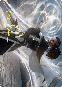 Clever Lumimancer Art Card (Gold-Stamped Signature) (2) [ASSTX] - MTG Single