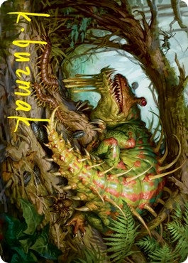 Blex Vexing Pest Art Card (Gold-Stamped Signature) (22) [ASSTX] - MTG Single