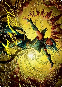 Dragonsguard Elite Art Card (16/81) (Gold-Stamped Signature) (16) [ASSTX] - MTG Single