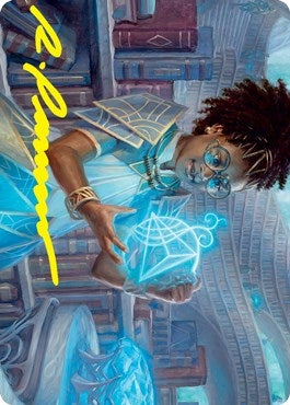 Zimone Quandrix Prodigy Art Card (Gold-Stamped Signature) (46) [ASSTX] - MTG Single