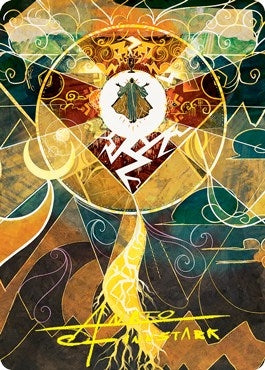 Lightning Bolt Art Card (Gold-Stamped Signature) (76) [ASSTX] - MTG Single