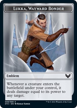 Emblem - Lukka Wayward Bonder (0) [STX] - MTG Single