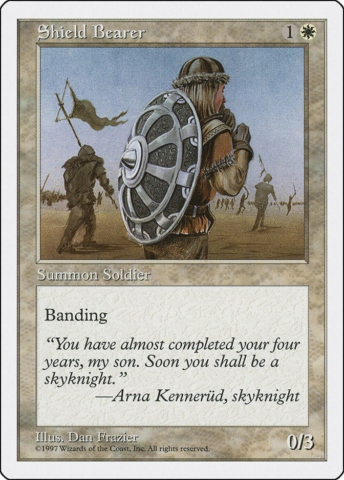 Shield Bearer [5ED] - MTG Single
