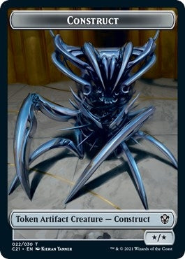 Construct (22) // Treasure Double-sided Token (0) [C21] - MTG Single