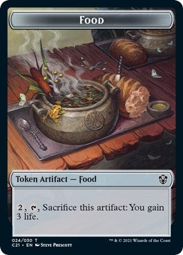 Food // Pest Double-sided Token (0) [C21] - MTG Single