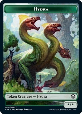 Hydra // Boar Double-sided Token (0) [C21] - MTG Single