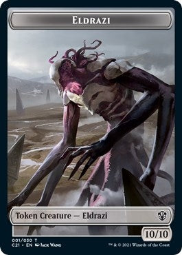 Eldrazi // Champion of Wits Double-sided Token (0) [C21] - MTG Single