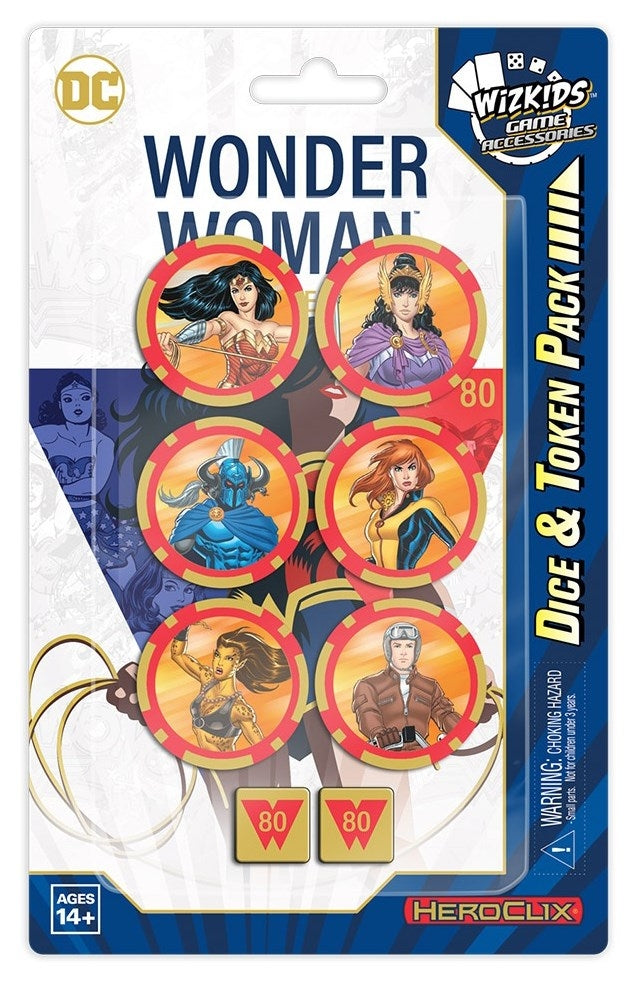 Wonder Woman 80th Anniversary Dice & Token Pack [WW80] - Heroclix Sealed
