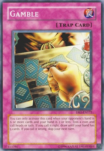 Gamble (1172) (DB1) - YuGiOh Single