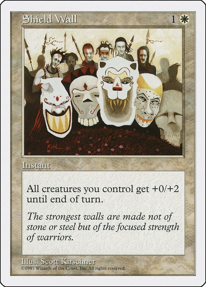 Shield Wall [5ED] - MTG Single