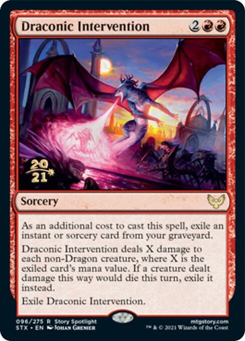 Draconic Intervention (96) [PRE] - MTG Single
