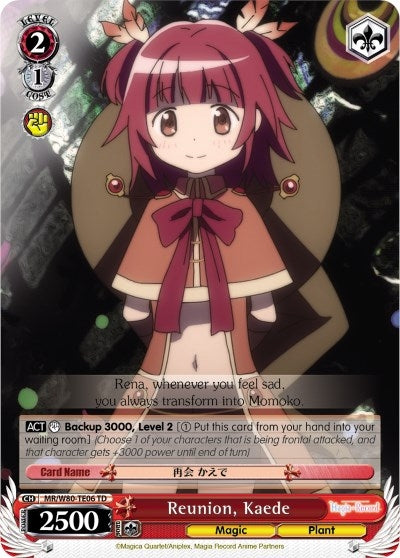 Reunion Kaede (8006) [MR/W80] - Weiss Schwarz Single