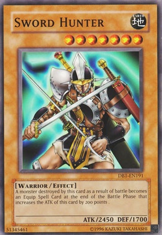 Sword Hunter (1191) (DB1) - YuGiOh Single