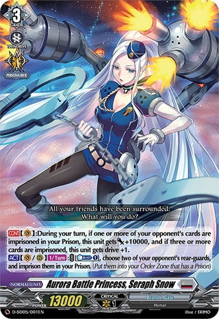 Aurora Battle Princess Seraph Snow (5001) [D-SD05] - Cardfight Vanguard Single
