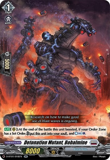 Detonation Mutant Bobalmine (1018) [D-BT01] - Cardfight Vanguard Single