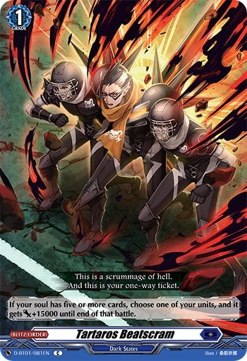 Tartaros Beatscram (1081) [D-BT01] - Cardfight Vanguard Single