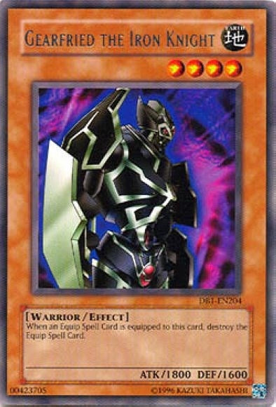 Gearfried the Iron Knight (1204) (DB1) - YuGiOh Single