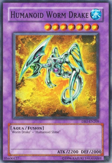 Humanoid Worm Drake (1209) (DB1) - YuGiOh Single