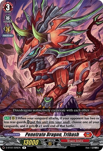 Penetrate Dragon Tribash (1026) [D-BT01] - Cardfight Vanguard Single