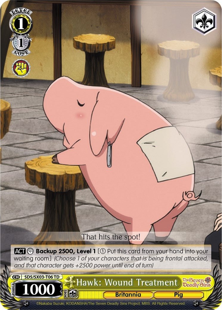 Hawk: Wound Treatment (306) [SDS/SX03] - Weiss Schwarz Single