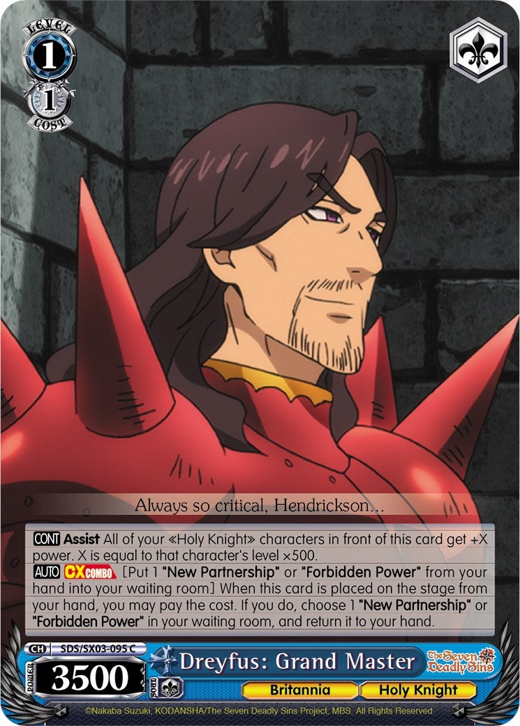Dreyfus: Grand Master (3095) [SDS/SX03] - Weiss Schwarz Single