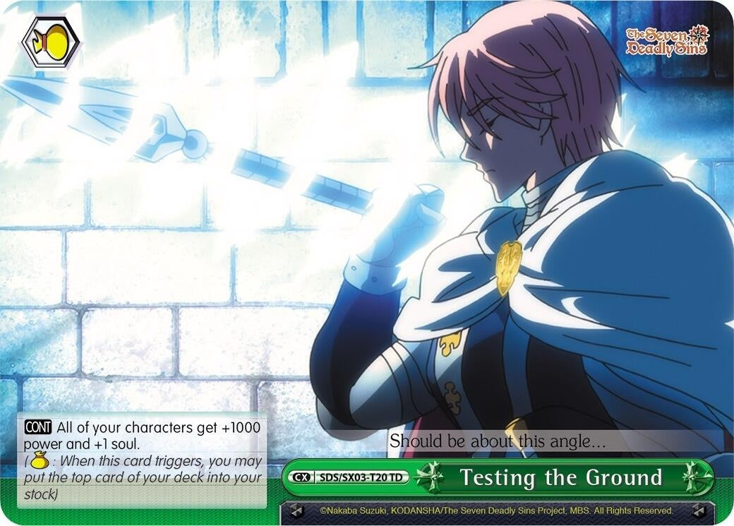 Testing the Ground (320) [SDS/SX03] - Weiss Schwarz Single